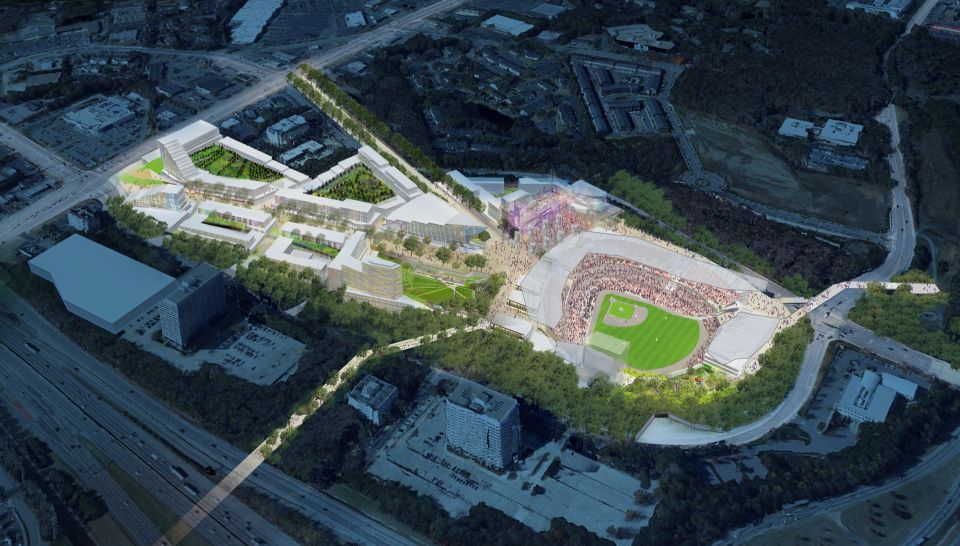 Renderings show Braves' new stadium plans
