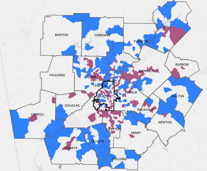 MAP: Metro Atlanta’s Oldest And Youngest Neighborhoods – WABE
