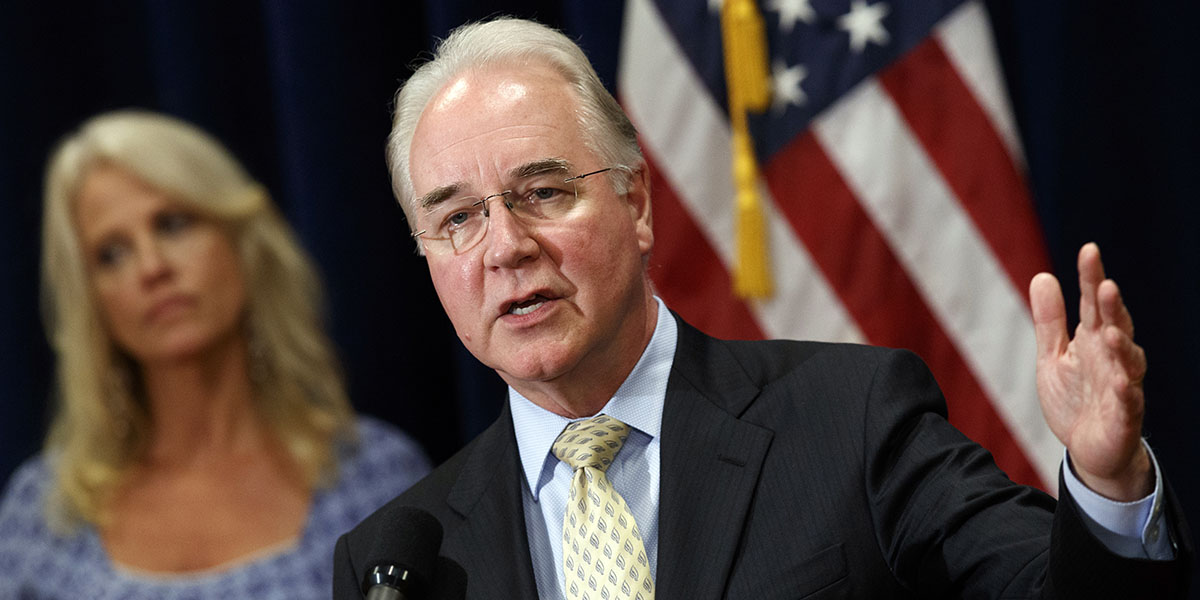 Trump Says He’s Not Happy With HHS Secretary Tom Price – WABE