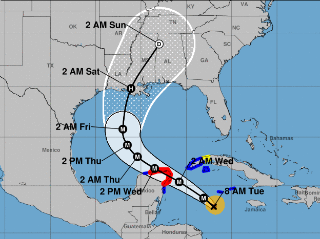 Hurricane Delta Poised To Become A Major Storm; Winds Already At 110 ...