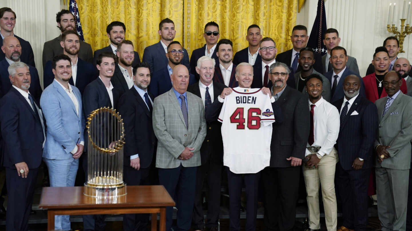 Biden honors World Series champion Atlanta Braves at White House – WABE
