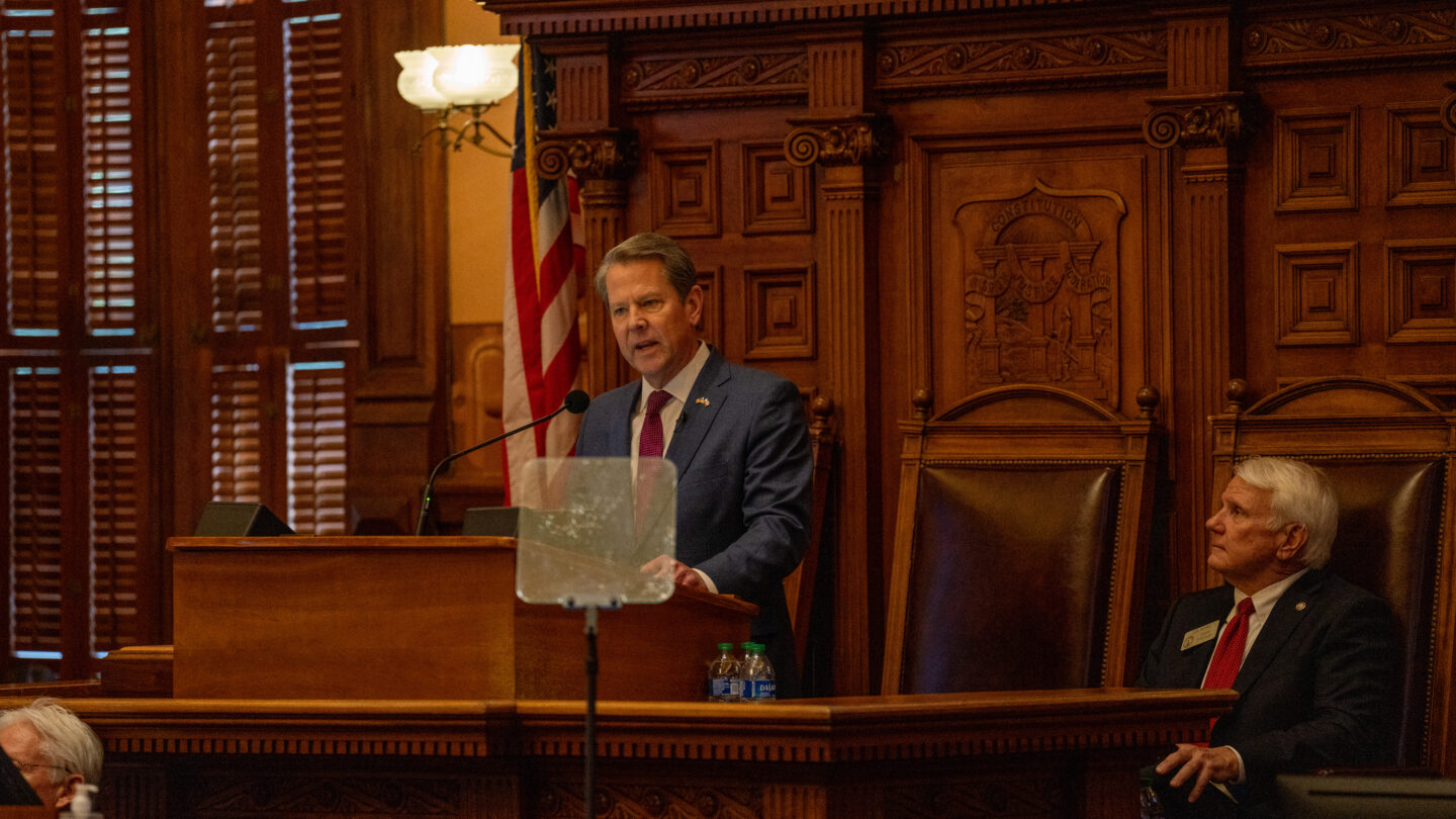 Gov. Brian Kemp delivers the 2023 State of the State address