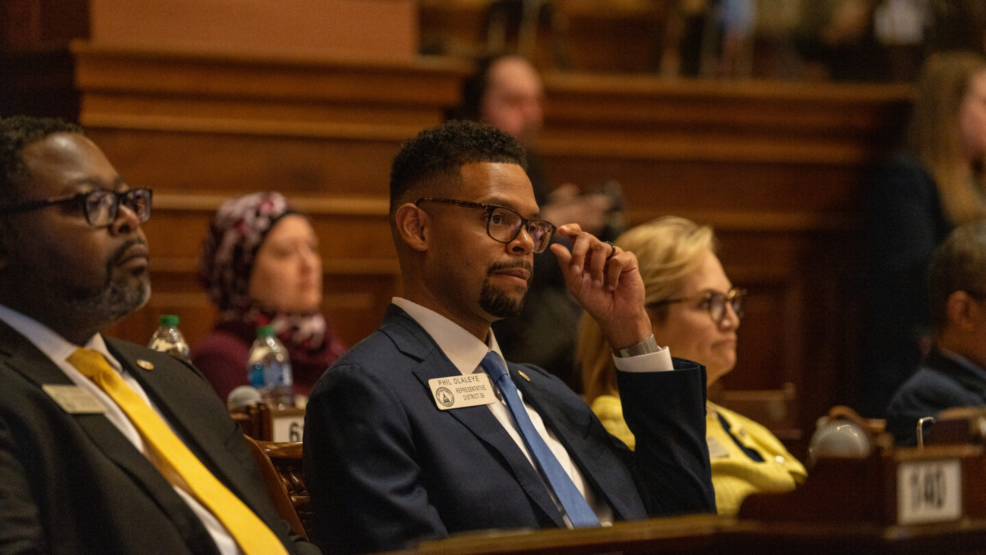 Lawmakers attending the 2023 State of the State address on Jan. 25.