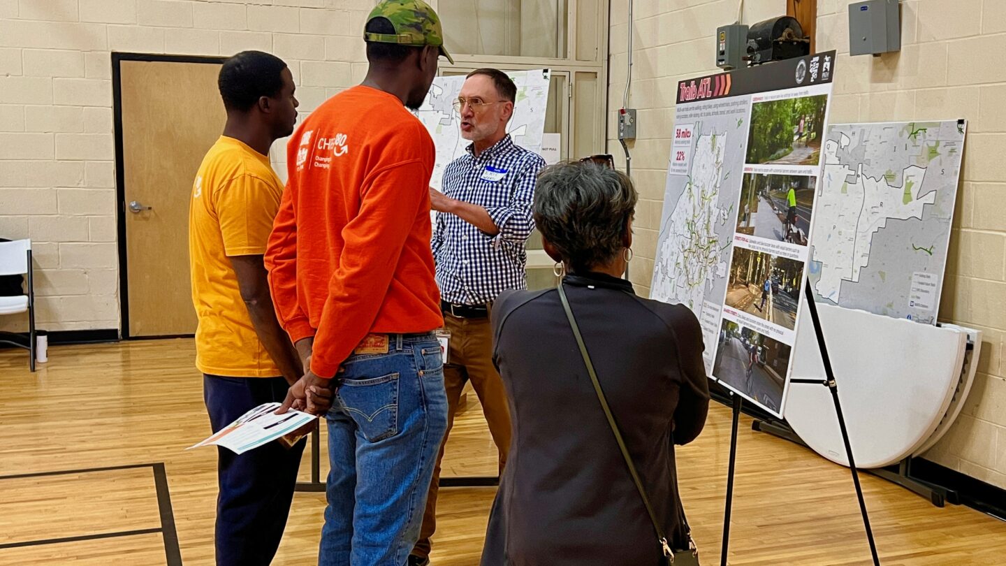 Group of people speaking