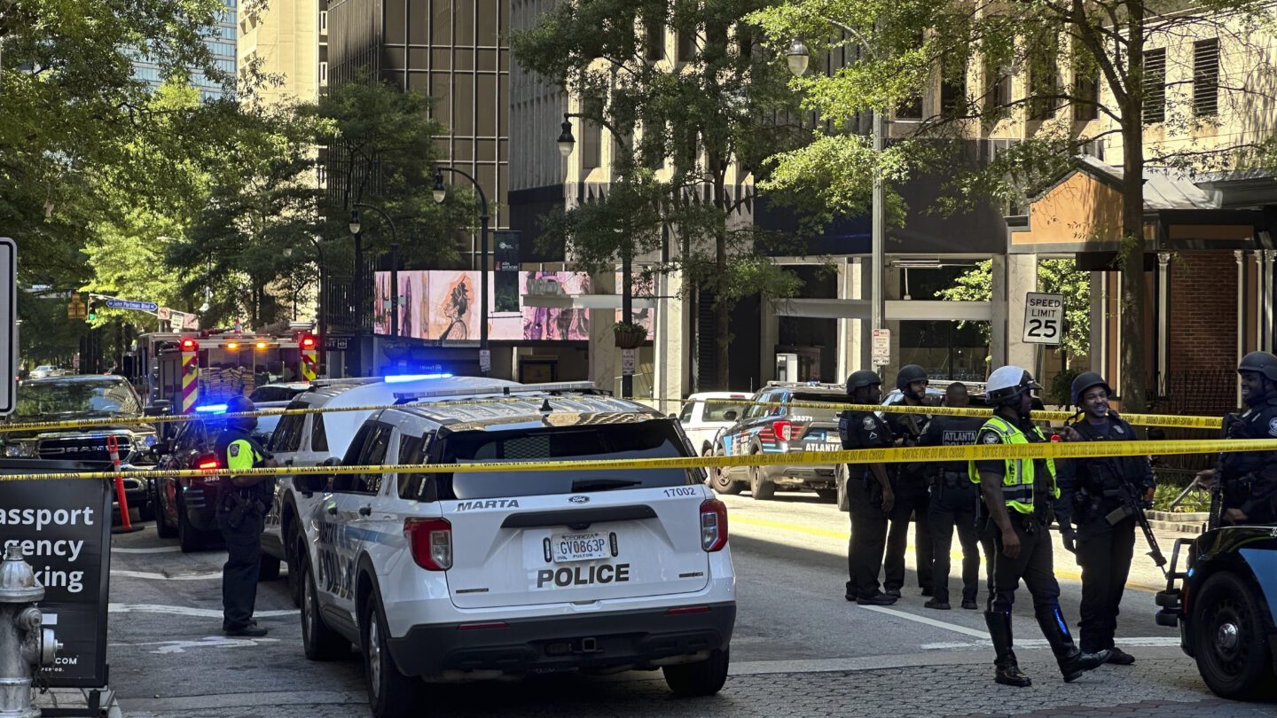 BREAKING: Four people shot at Peachtree Center in downtown Atlanta