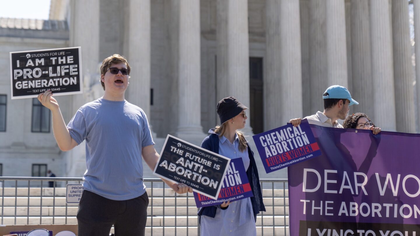 The U.S. Supreme Court on Thursday tossed out a challenge to the FDA’s rules for prescribing and dispensing abortion pills.