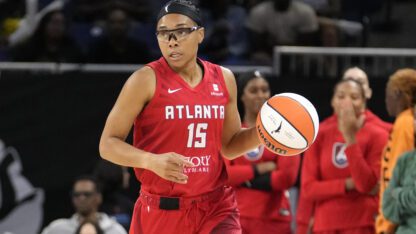 Atlanta Dream guard Allisha Gray had a historic WNBA All-Star weekend, becoming the first player to win both the 3-point and skills competition in the same year on Friday.