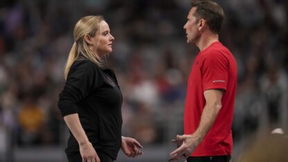 UGA gymnastics co-head coach Cecile Landi and her husband Laurent are heading home for the Olympics. They are the personal coaches of two U.S. gymnasts, including superstar Simone Biles.