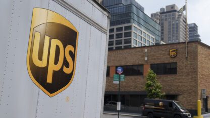 Atlanta-based UPS boosted its volume in the U.S. for the first time since 2022, but profit and revenue fell short of expectations.
