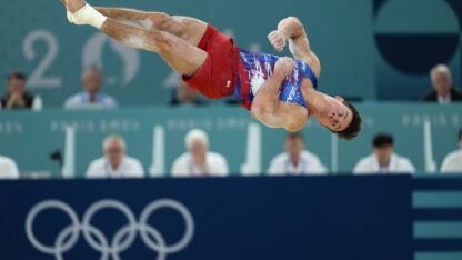 Summerville, Georgia, native gymnast Brody Malone struggled during qualifying at the 2024 Summer Olympics in Paris on Saturday.