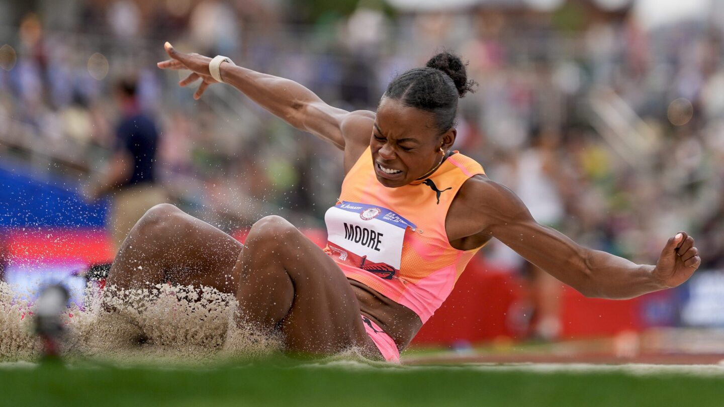 University of Georgia alum Jasmine Moore is the first U.S. woman to make the Olympic Games in both the triple jump and the long jump.