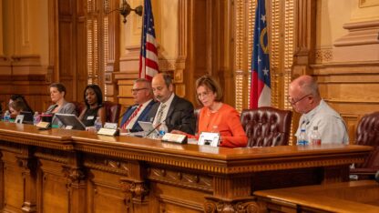 The State Election Board meets at the Capitol in Atlanta, Ga.