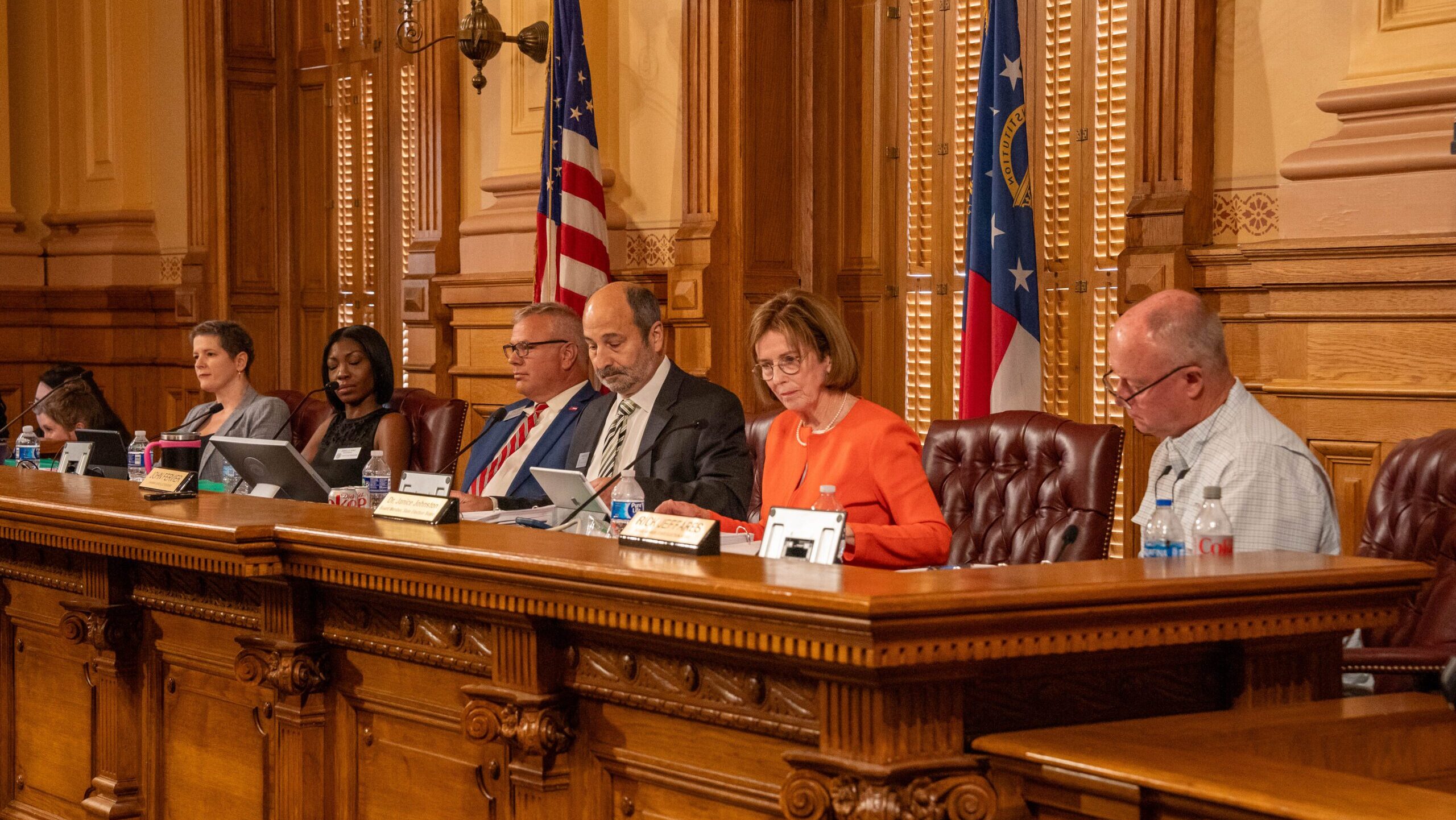 The State Election Board meets at the Capitol in Atlanta, Ga.