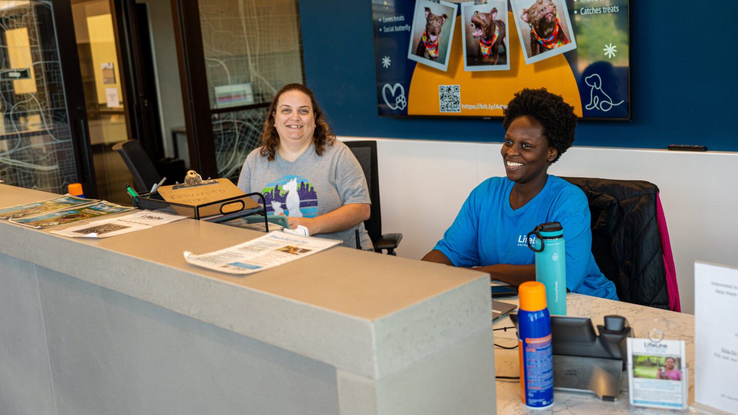 Personnel at Fulton County's facility (Matthew Pearson/WABE)