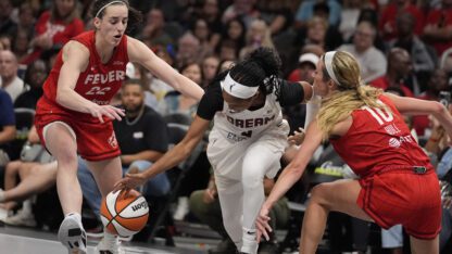 Caitlin Clark and the Indiana Fever disappointed a record Atlanta crowd by holding off the Dream 84-79 on Monday night at State Farm Arena.