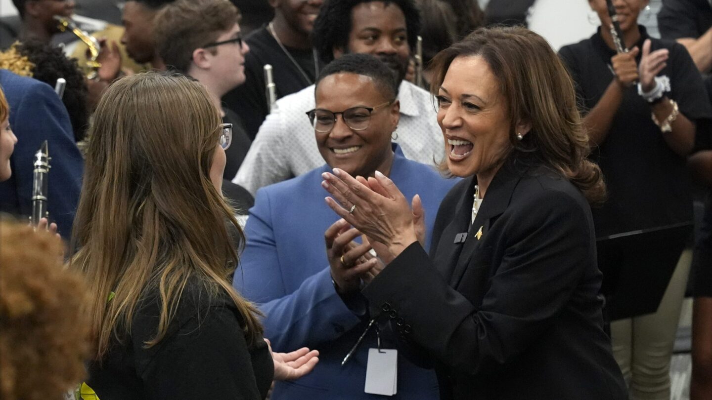 Vice President Kamala Harris is holding a presidential campaign rally at Enmarket Arena in Savannah. It's the final event of the campaign's two-day swing through South Georgia.