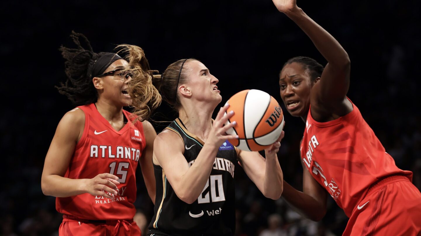 The New York Liberty beat the Atlanta Dream 91-82 on Tuesday night and advance to the semifinals of the WNBA playoffs.