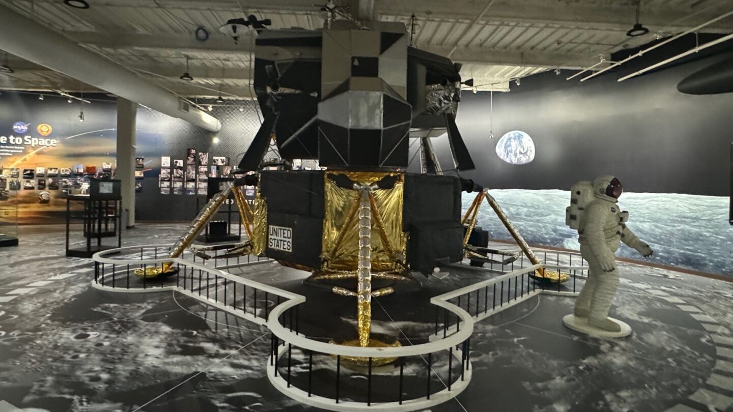 A model of the lunar lander