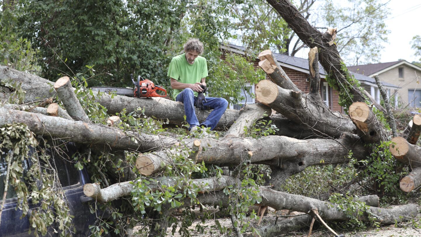 Harris heads to a hard-hit Augusta reeling from Helene water and power outages