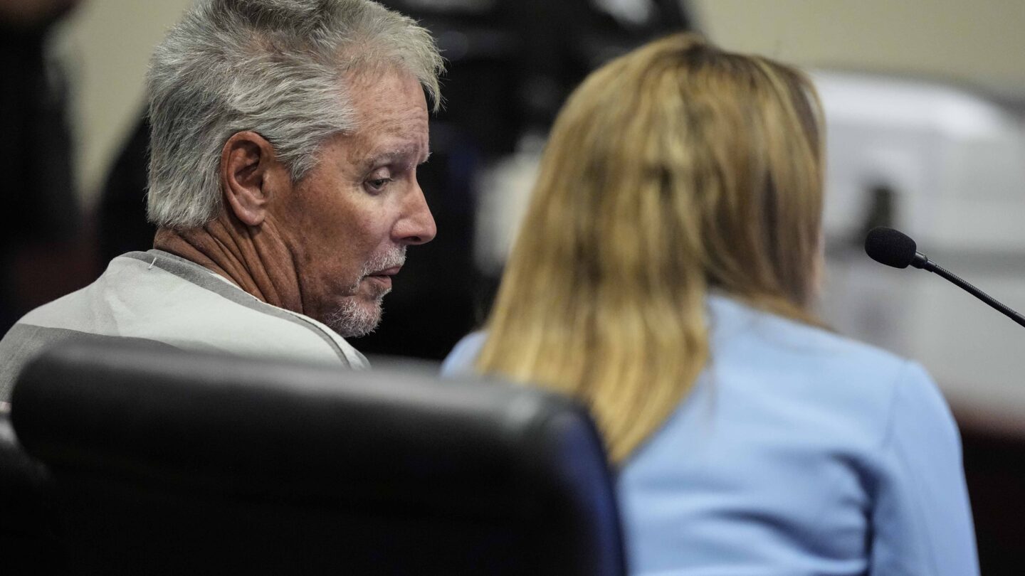 Colin Gray, father of the Apalachee High School shooting suspect, sits in court.