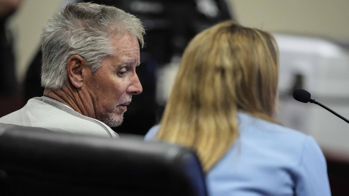 Colin Gray, father of the Apalachee High School shooting suspect, sits in court.