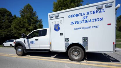 A Georgia Bureau of Investigation vehicle.